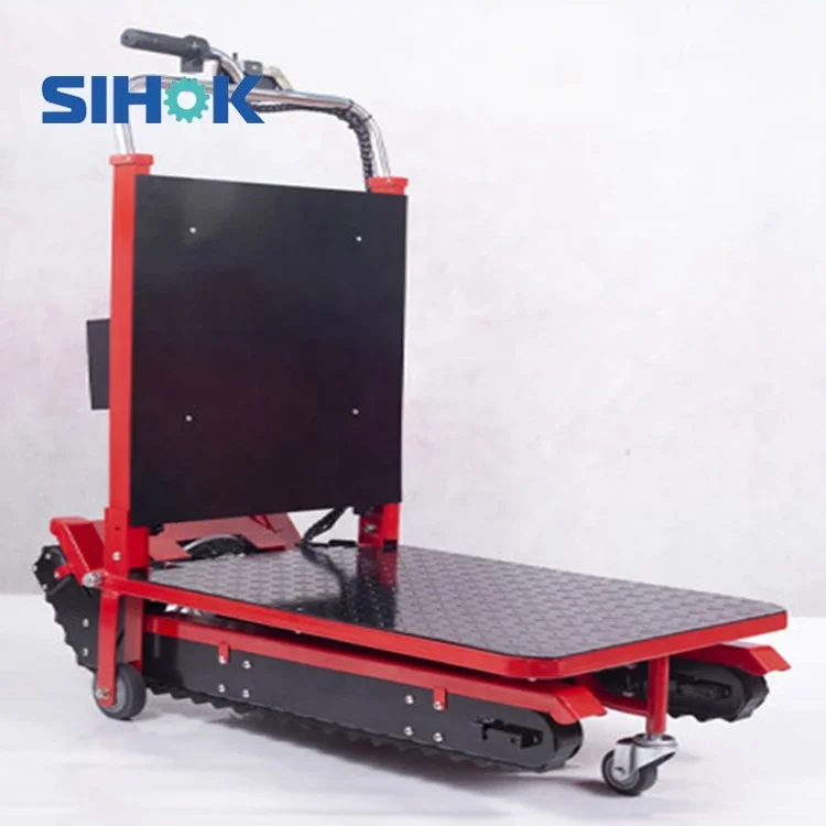 Sihok Stainless Steel Stair Climber Dolly Heavy  Goods Carrying Trolley Automatic Electric Hand Trolley