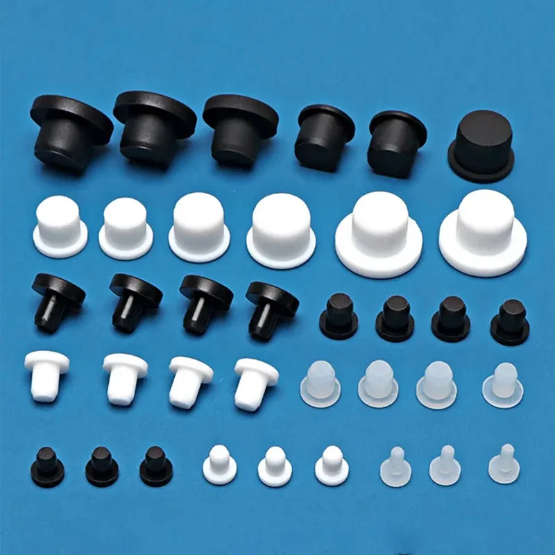

High Temperature Resistant Silicone Plug Black White Translucent For Screw Hole Sealing