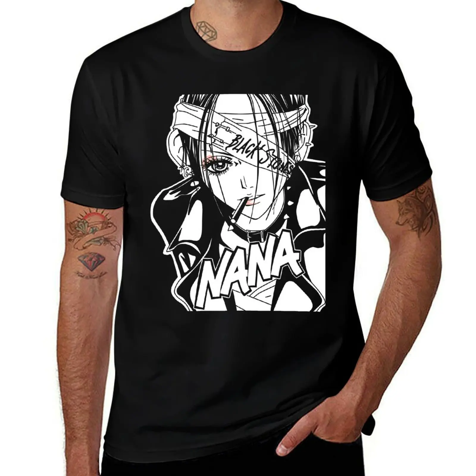 NANA T-Shirt Casual Pattern Print Tee Shirt T-Shirt