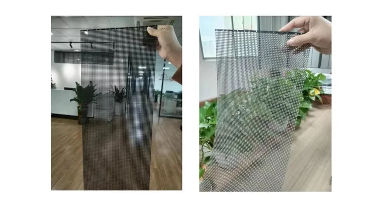 شاشة LED مرنة P3.9 داخلية مع محرك LED متكامل عالي الشفافية لشاشة ثلاثية الأبعاد لمتجر البيع بالتجزئة