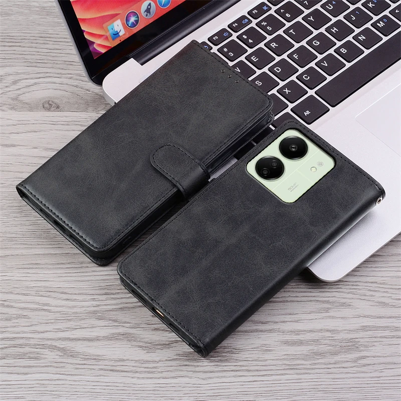 Hülle für Redmi 13C 5G, Silikon-Leder-Wallet-Flipcase für Xiaomi Redmi 13C, Handyhülle für Redmi 13C 4G, Redmi 13 C Fundas