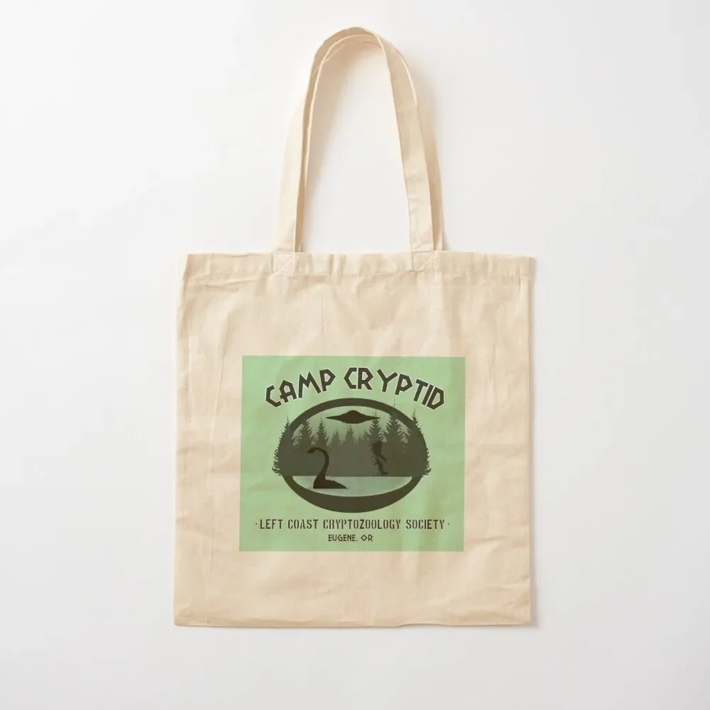 

Camp Cryptid Tote Bag shopping bags foldable Woman shopper bag Women's bags reusable grocery bags Tote Bag