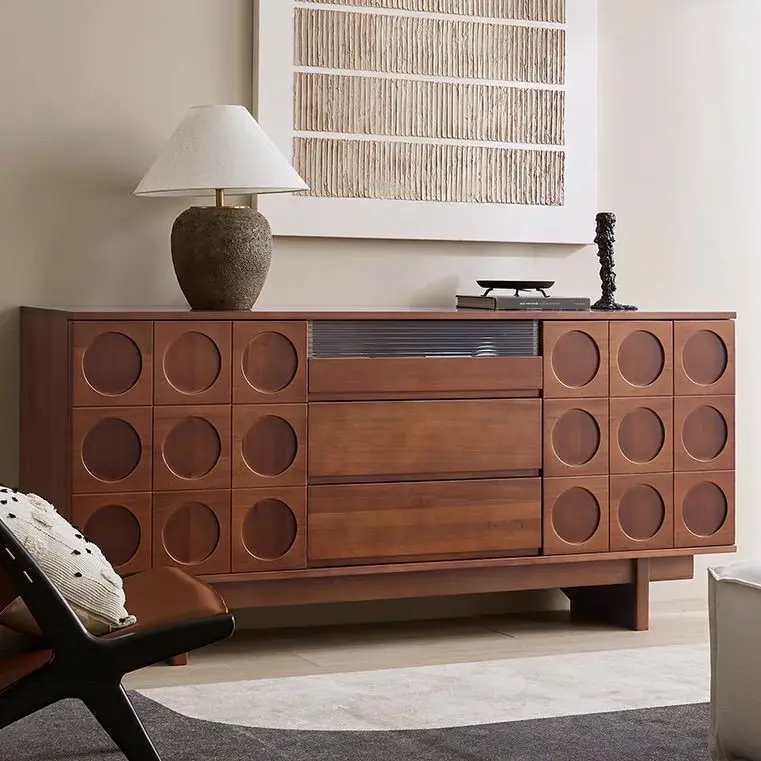 

Интернет-знаменитость импортировала из каучукового дерева, ретро, старый обеденный боковой шкаф из массива дерева, двойная дверь, шкафчик для гостиной, шкафчик