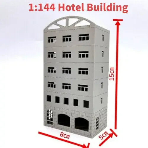 1:150/100 HO Scale City Street Building Model Modern Architectural Building For Gundam