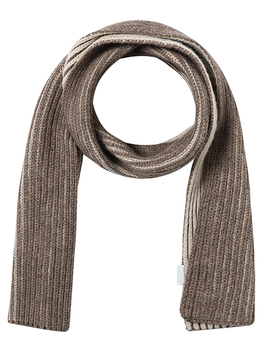 UNDEMPT 24AW الشارع الشهير وشاح طويل محبوك دافئ ومتعدد الاستخدامات للأزواج اليابانية الرجعية عادية فيبي نمط محايد الحد الأدنى