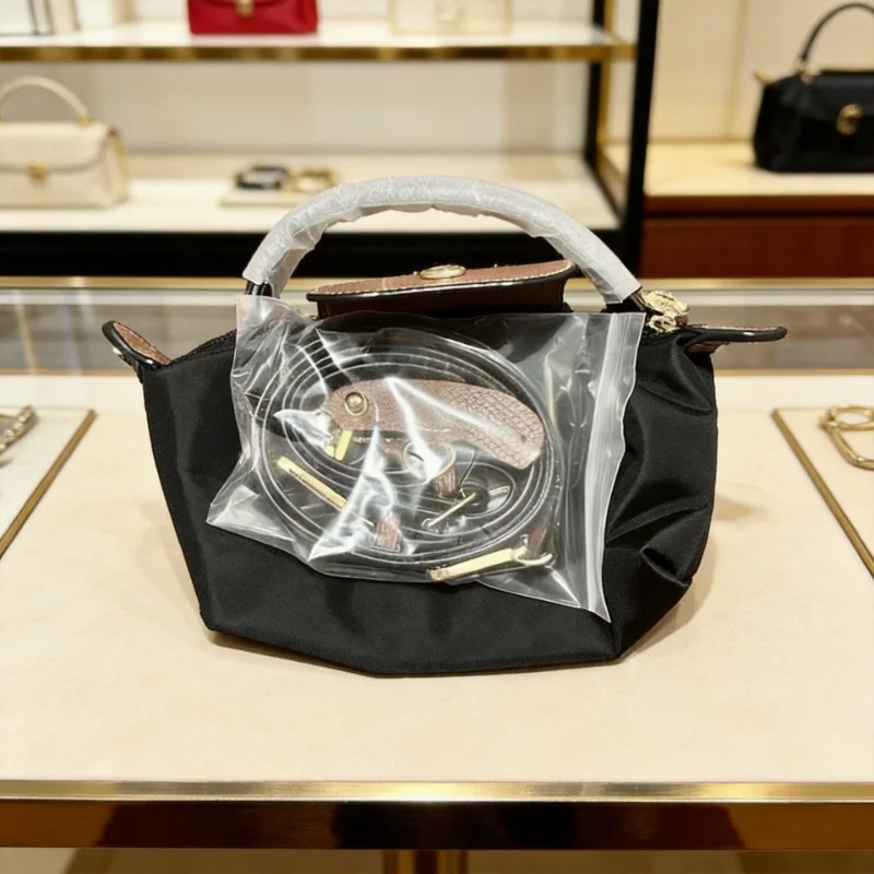 

Anniversary 1 set of high-quality waterproof nylon women's shoulder bag, fashionable detachable handbag, mini bag
