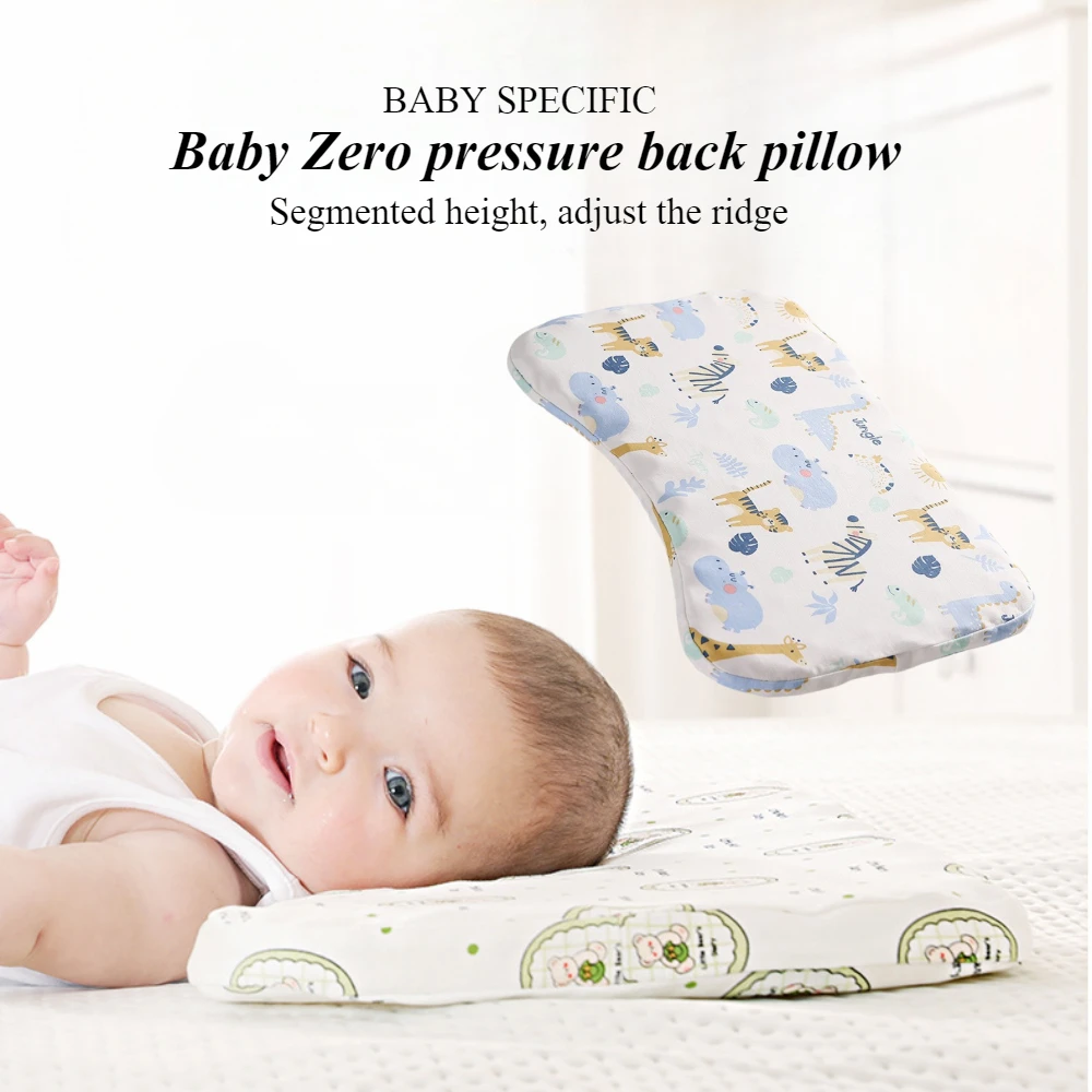 

Baby Growing Neck Pillow, , Baby Breathable Silicone Zero Pressure Back Pillow, Adjust The Ridge, Baby Specific for 0-6 Years