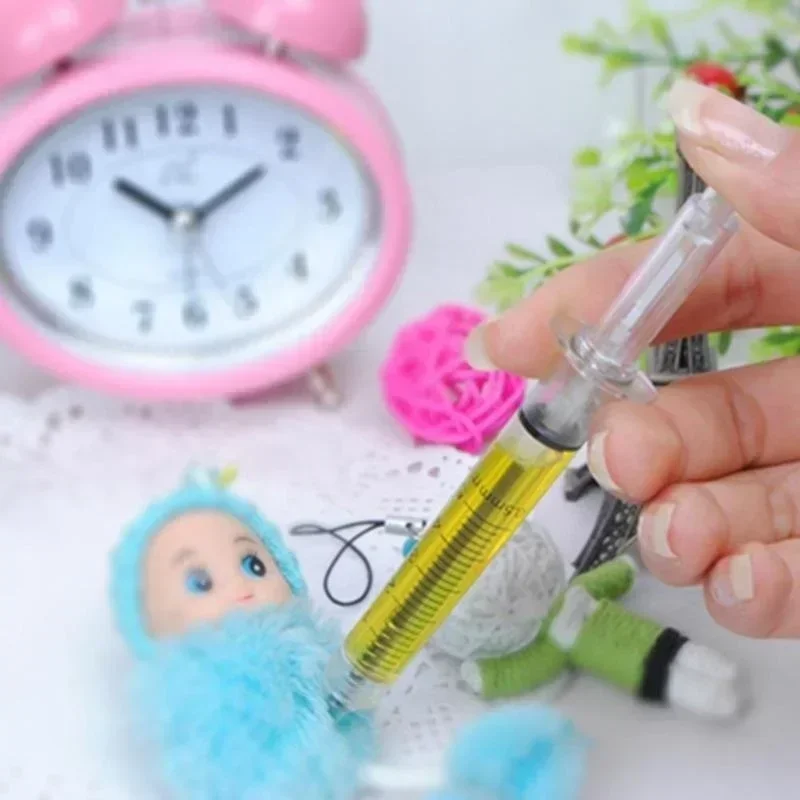 Injection Shape Ballpen Doctor Nurse Needle Ball Point Pen Office School Stationery Syringe Needle Ballpoint Pens Write Tool