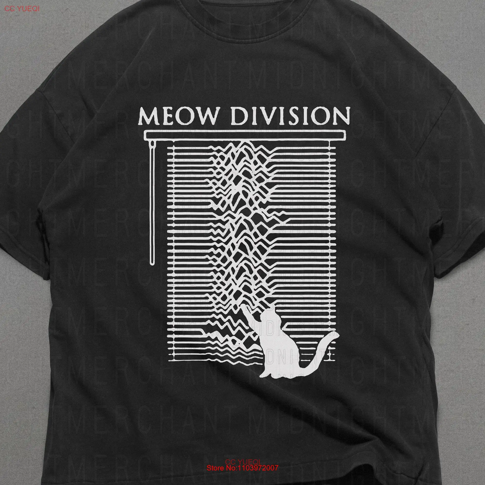 Футболка с надписью «Meow Division», удобные цветные хлопковые мешковатые рубашки премиум-класса, забавная футболка с рисунком кота и ленты для влюбленных