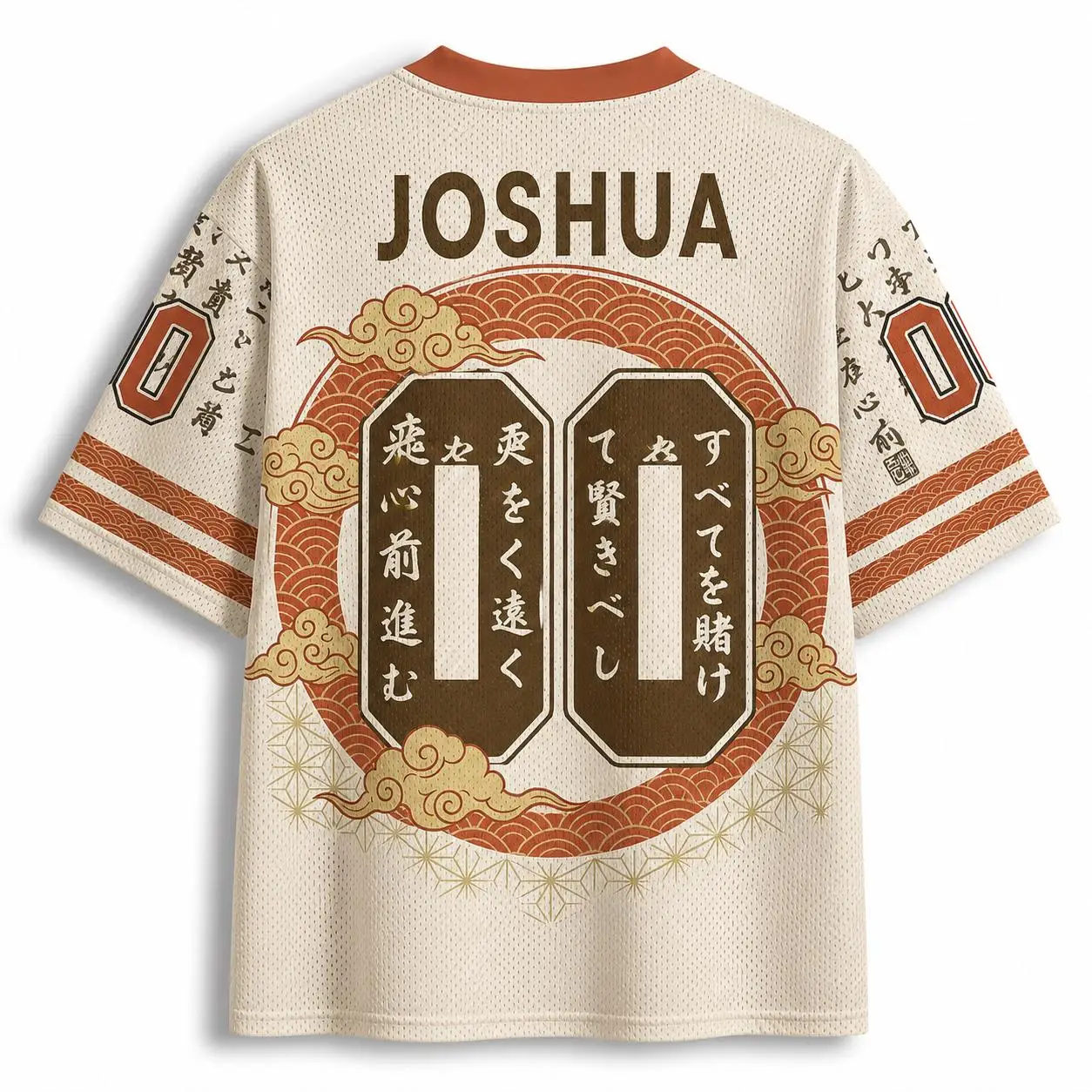 2026 Sommer Mode Retro Japanisches Chaos-Samurai-Design 3D-Druck Outdoor Freizeit Fitness Stil V-Ausschnitt T-Shirt Übergröße – Detail 7