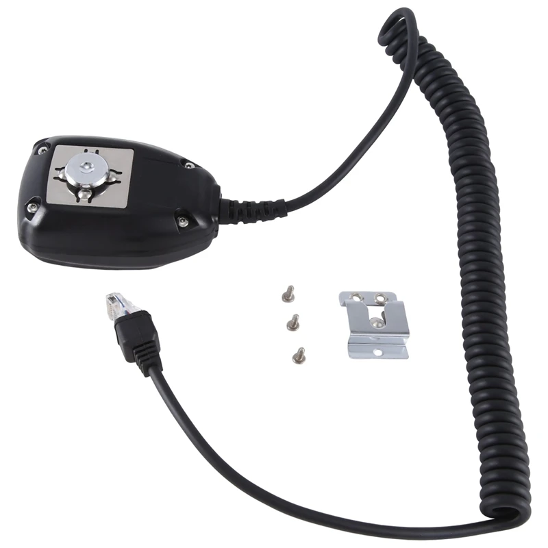 Microfono radio mobile Microfono nero per HYTERA HYT TM600 TM800 TM-800 TM-610 TM-600 TM-800M TM-628 Radio mobile PTT Mic