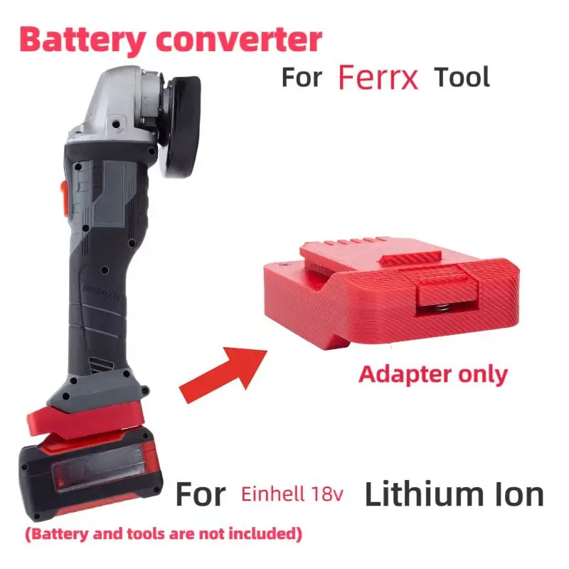 

Battery Adapter For Ozito for Einhell 18V Lithium Converter To Ferrex 20v Tool Converter(Only Adapter) ﻿