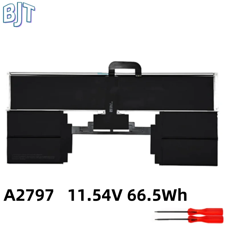 Lithium-ion New A2797 Laptop Battery Internal 11.54V 66.5Wh 5762mAh For Apple Macbook M2 2022 Year 6 Cells