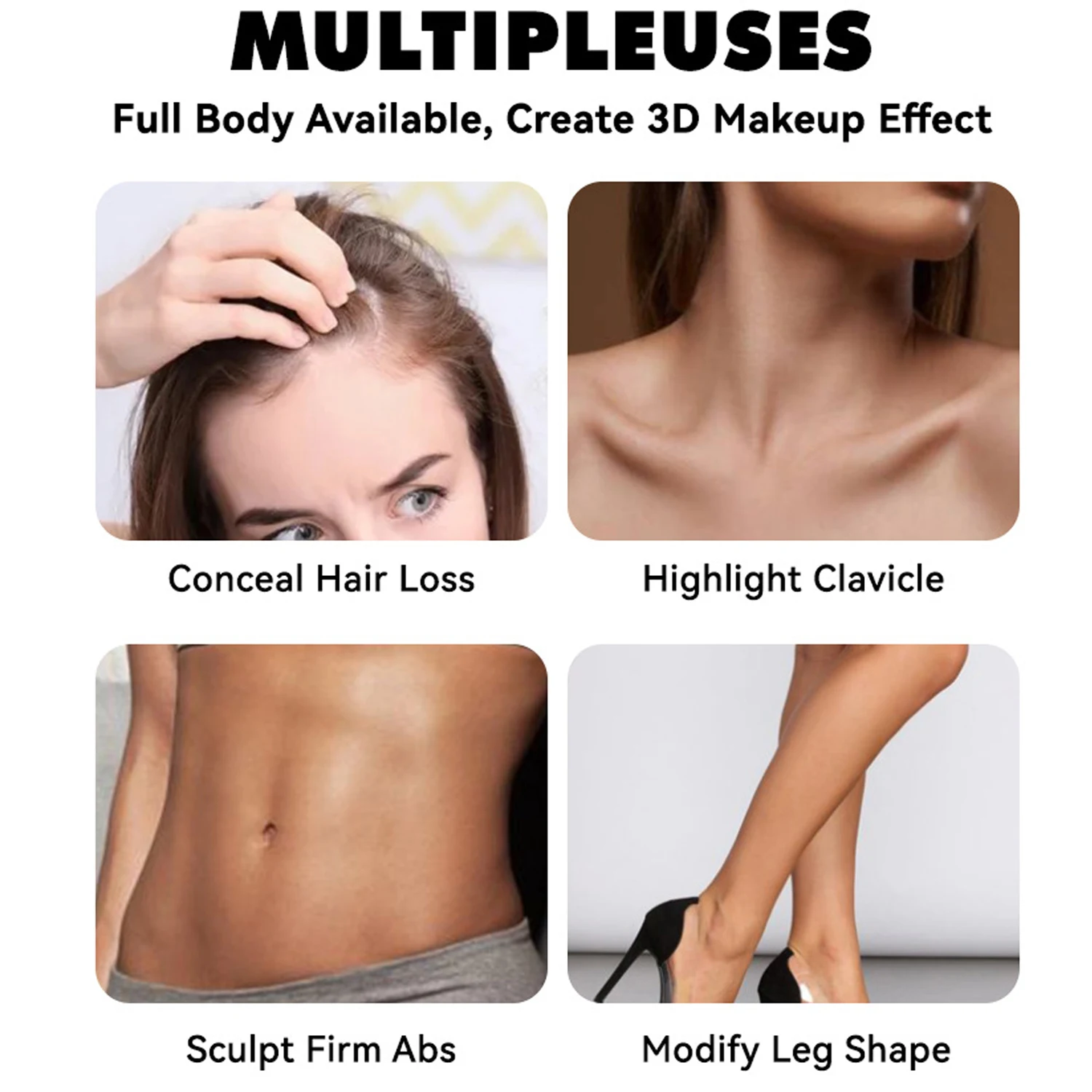 الوجه كونتور برونزي عصا الوجه سطع تمييز بار لامع تمييز أحمر الخدود عصا المخفي كريم ماكياج أداة مستحضرات التجميل #3