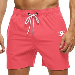 Escatch Brand Men's Stretch Swim Trunks Quick Dry Beach Shorts With Zipper Pockets and Mesh Lining