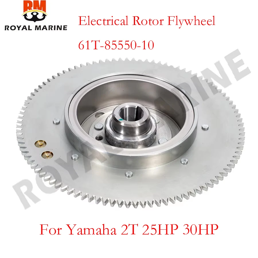 Outboard Electrical Rotor Flywheel For Yamaha 61T-85550-10 2T 25 30HP Parsun 61N 69P 6K5-85550-A0 50 60 70HP 688-85550 6K5-85550
