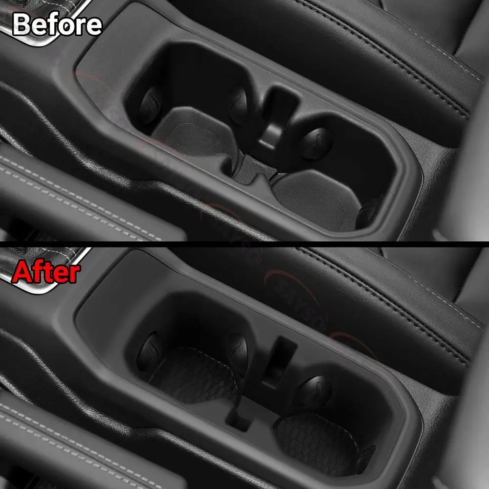 Silikon Rutschfeste Mittelkonsolen-Getränkehalter-Einsätze für Jeep Wrangler JL/JLU 4XE 2018-2025 & Gladiator JT 2020-2025 Getränkehalter – Detail 6