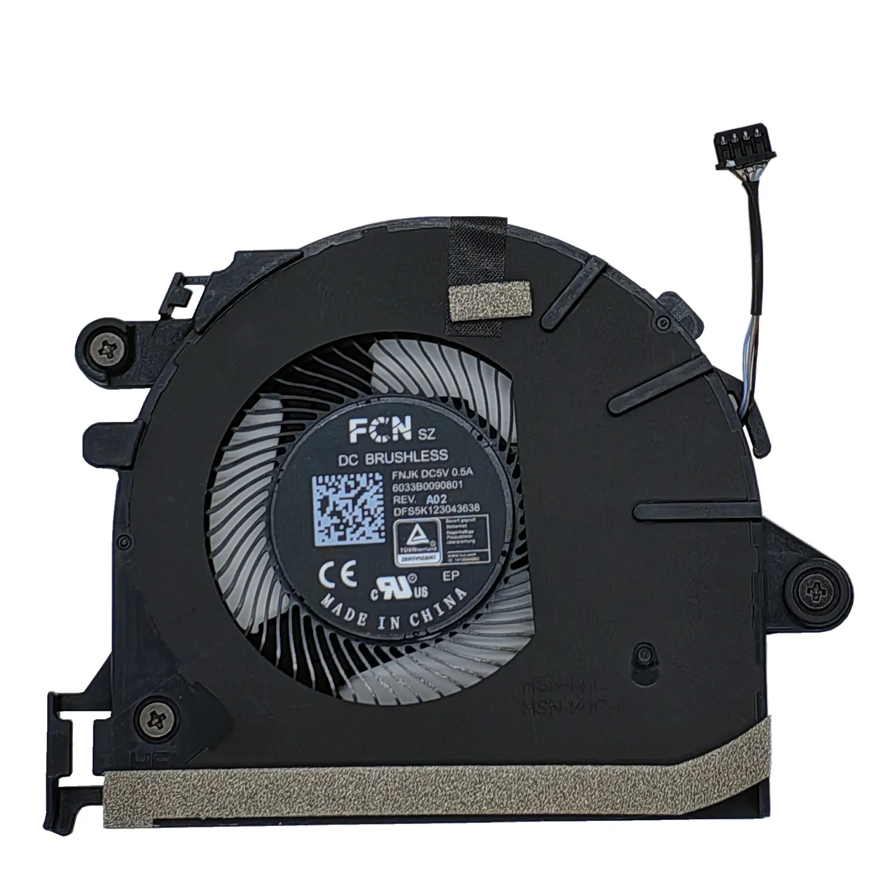 

Новый вентилятор охлаждения процессора для HP EliteBook 14 дюймов 835 G7 840 G7 845 G7 HSN-I36C-4 HSN-I36C HSN-I37C-4 M07102-001 ND75C38-19G15 DC5V вентилятор