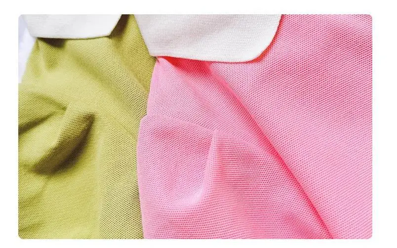 2026 Neues koreanisches Kinderkleid, Mädchen Sommer Casual Cartoon Gestreiftes Kurzarm-Prinzessinnenkleid mit Revers – Detail 35