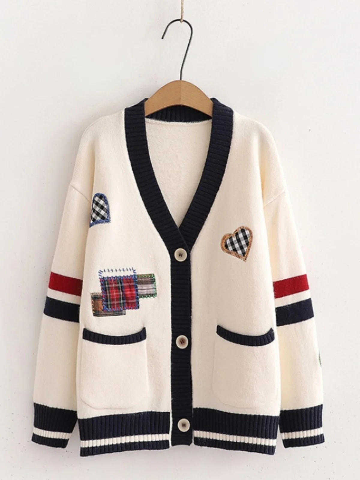 

Весенне-осенний длинный вязаный кардиган све, женский магазин, универсальный свитер, свободный крой, с вышивкой, обычный тонкий