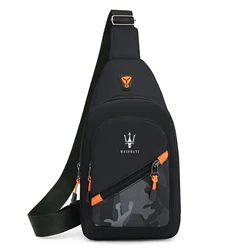 Leisure Car Logo Small Backpack One-shoulder Bag Messenger Bags For Maserati Quattroporte Spyder Levante Coupe GranTurismo