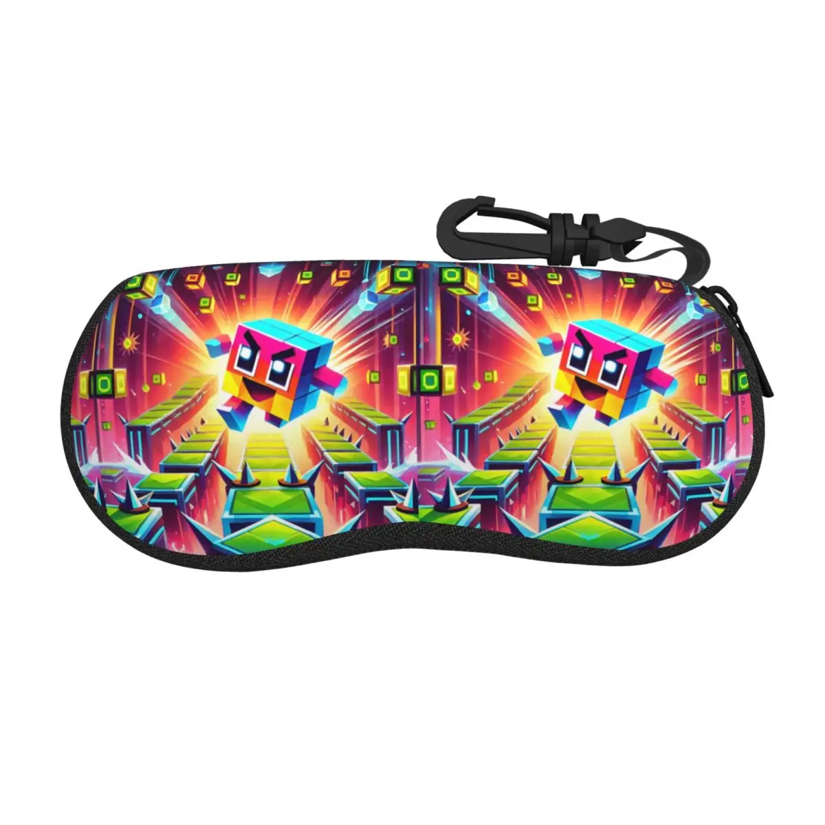 

Geometry Cube Gaming Dash Glasses Case Student Accessories Sunglasses Storage Box Charming Eyeglasses Box