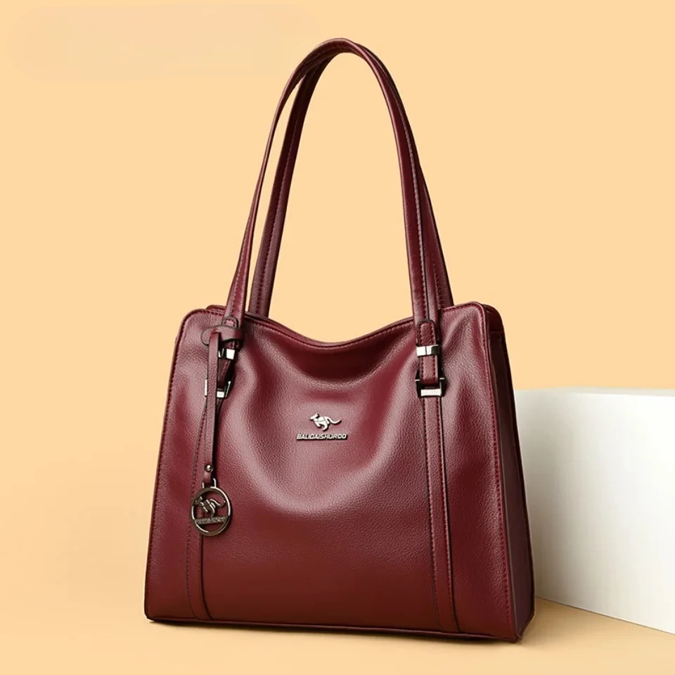 

Soft Pu Leather Luxury Handbags Women Bags Designer Big Shoulder Crossbody Sac Ladies Large Capacity Shopping Casual Tote 2025