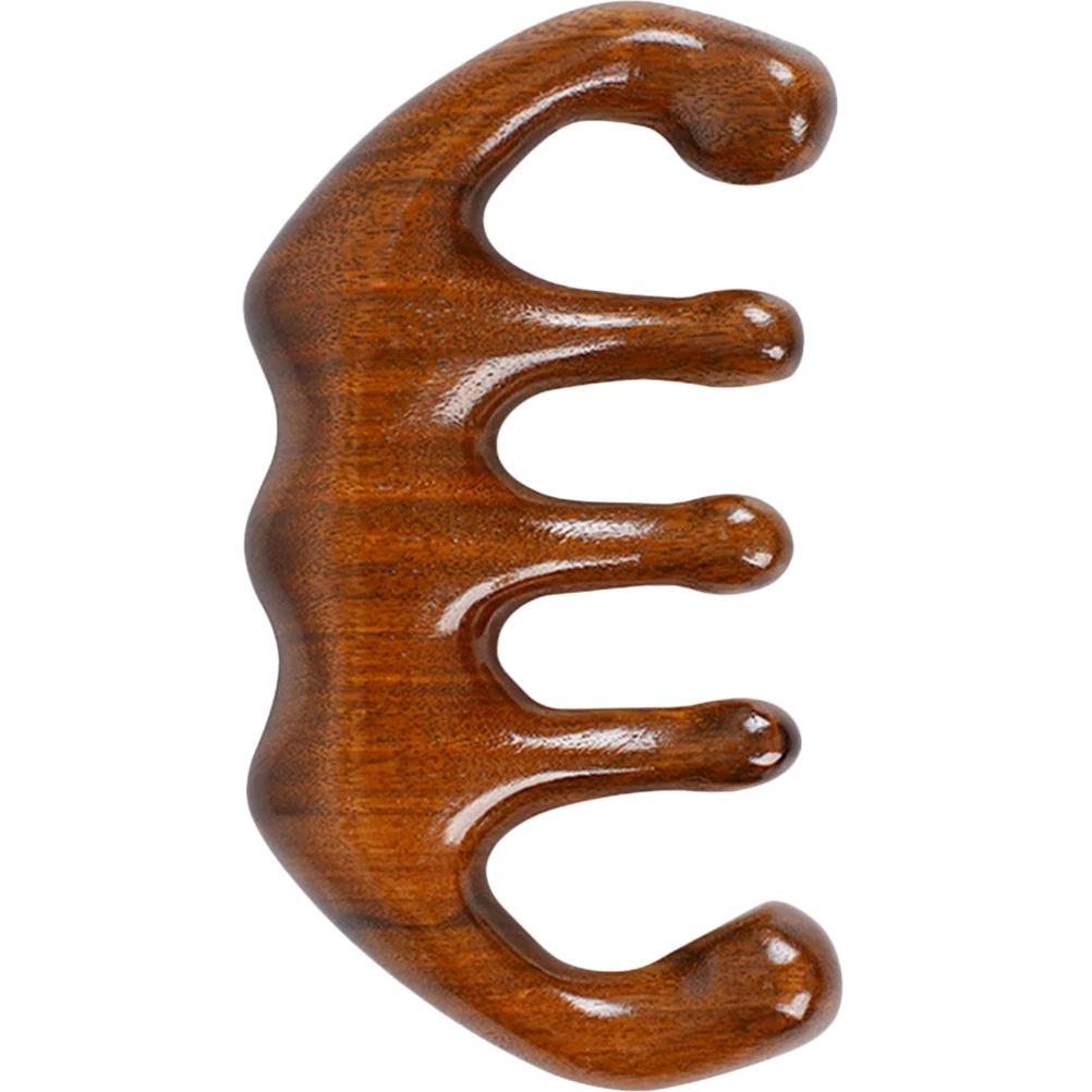 

Wooden Comb Wide Tooth for Women Curly Hair Scalp Detangler Portable Durable Sleek Massage Tools