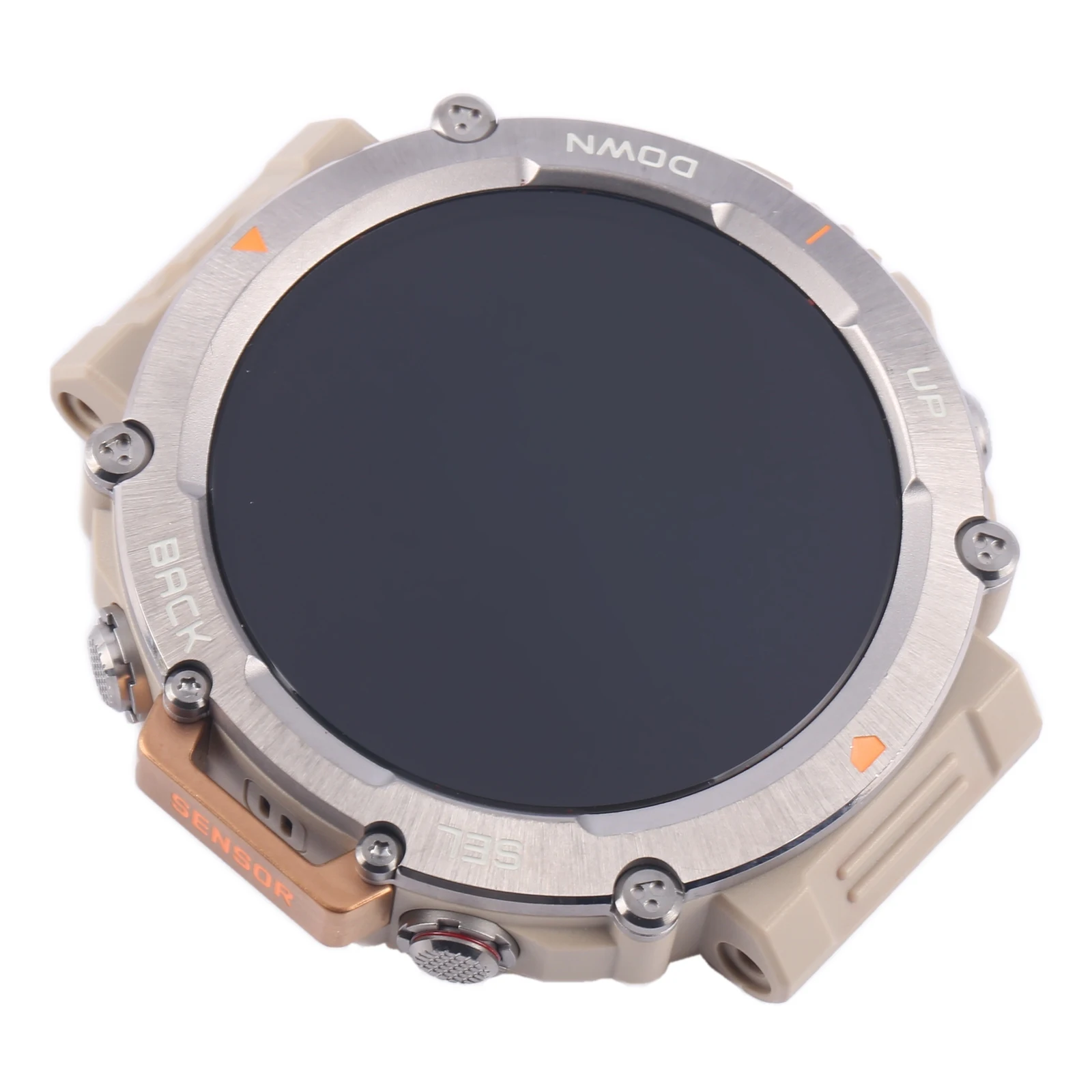 For Amazfit T-Rex Ultra Original LCD Screen Digitizer Full Assembly with Frame Watch LCD Screen Repair Replacement Part