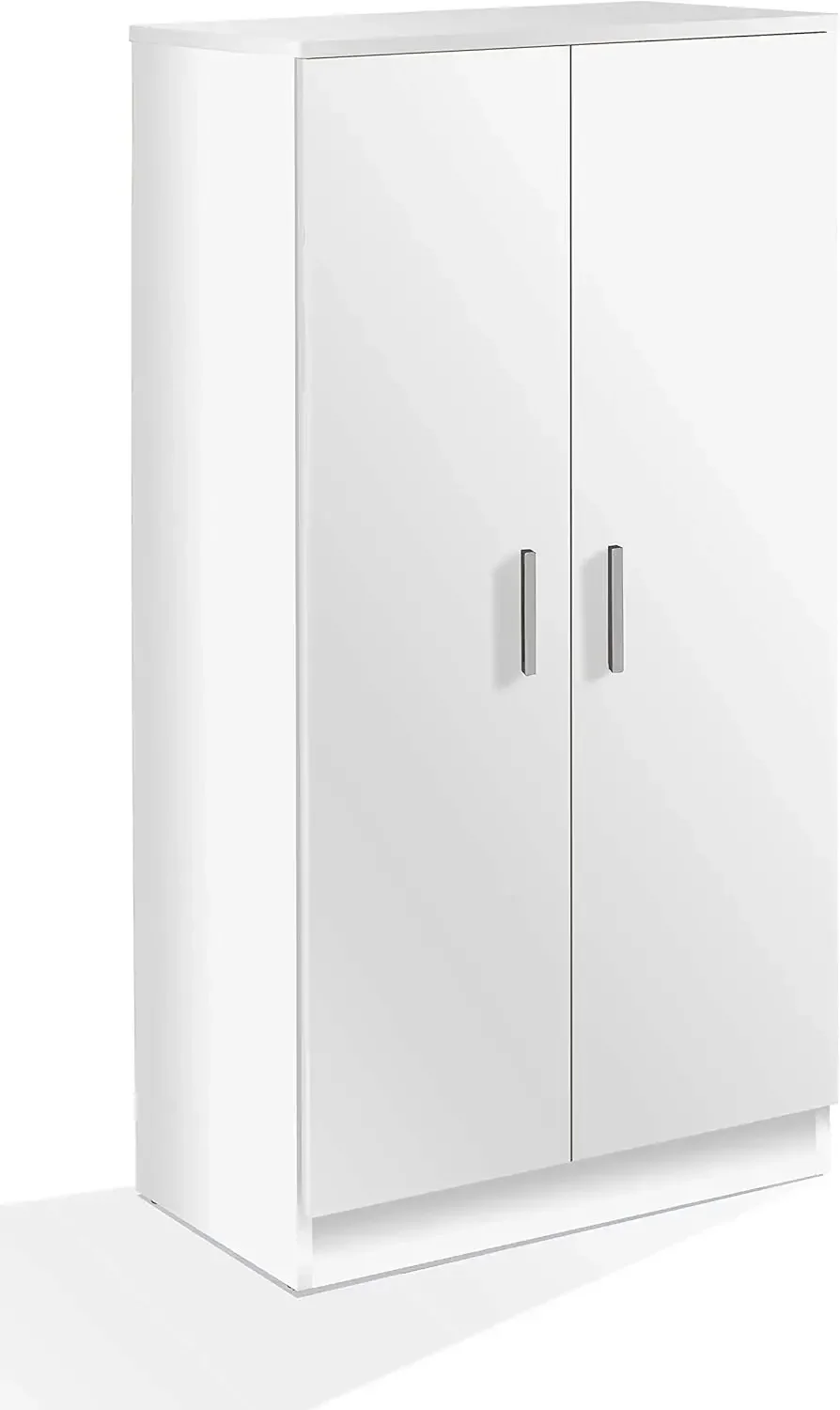 Zapatero - Armario básico, Mueble Auxiliar Acabado en Color Blanco, Medidas:108x55x36 cm,Zapatera, armarios de sala de estar, taquillas