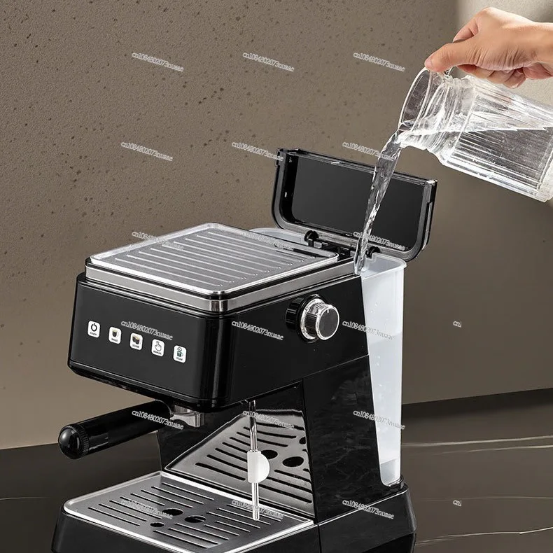

High-Pressure Extraction Milk Frother Smart Color Screen Small Household Mini Coffee Maker Italian Coffee Machine Semi-