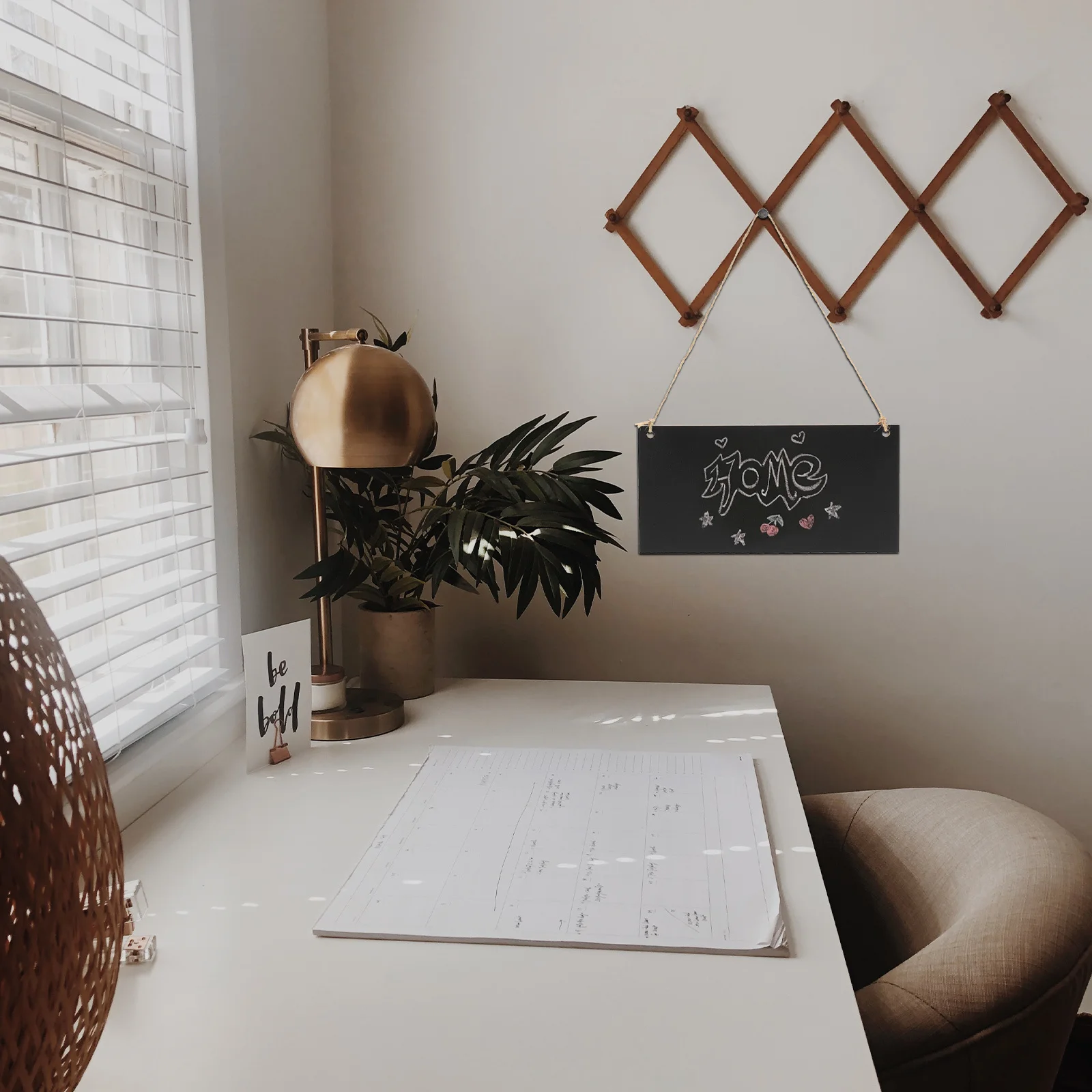 

2pcs Wooden Chalkboard Hanging Plaque Diy Blank Message Board For Home Door Wall Decor Density Board Chalkboards