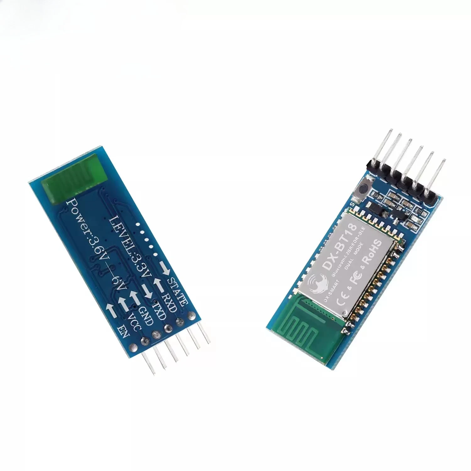 DX-BT18 Bluetooth dual mode module SPP2.0+BLE4.0 serial port transparent compatible HC-05 06 slave mode