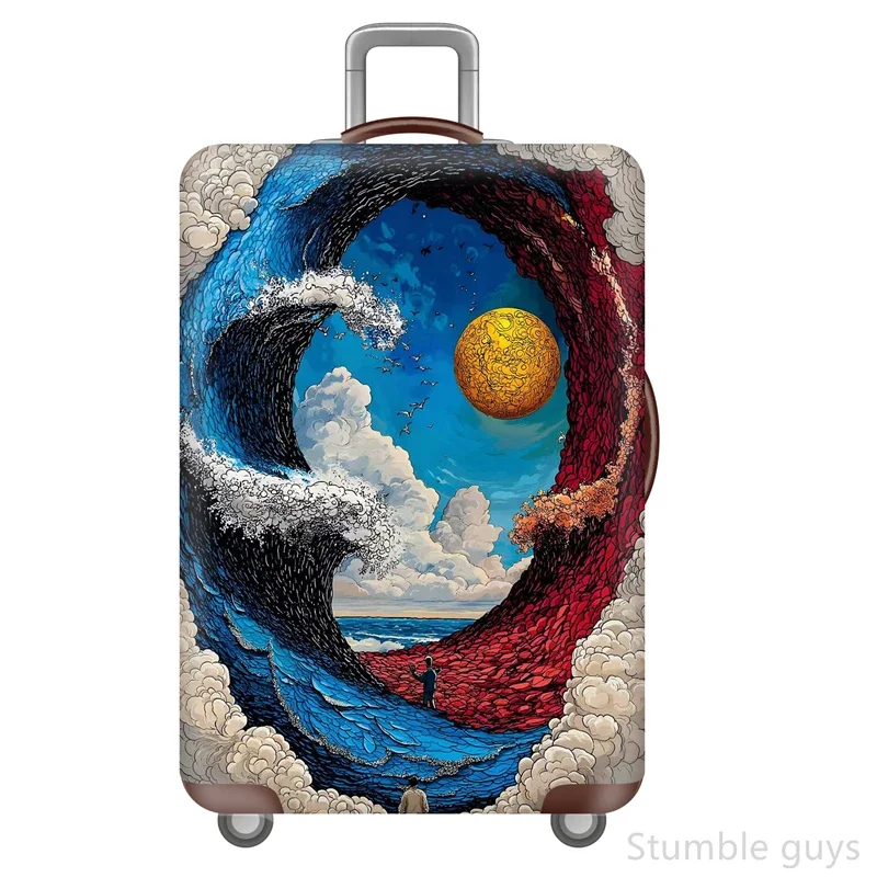 

High Elasticity Anti-Scratch Luggage Cover Protective Dustproof Washable Suitcase Sleeve Sturdy For Vacation 18-32 Inch