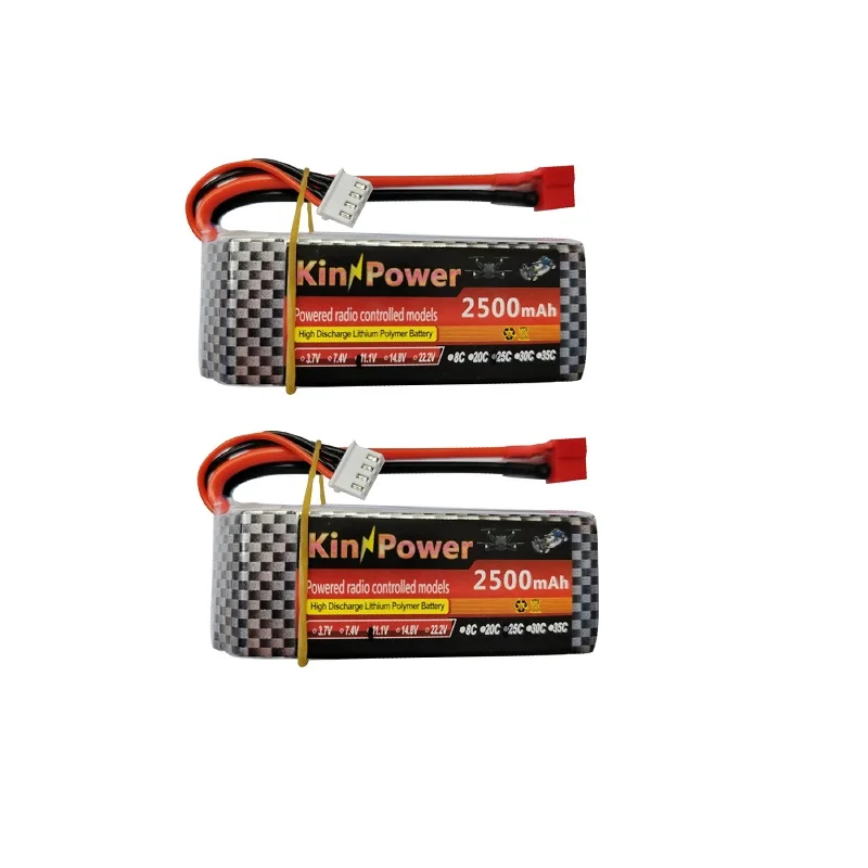 3S 11.1V 2500mAh 25C /2S 7.4V 3000mAh 25C bateria Lipo dla MJX Hyper Go 14209 14210 1/14 szybki bezszczotkowy R/C samochody/ciężarówki