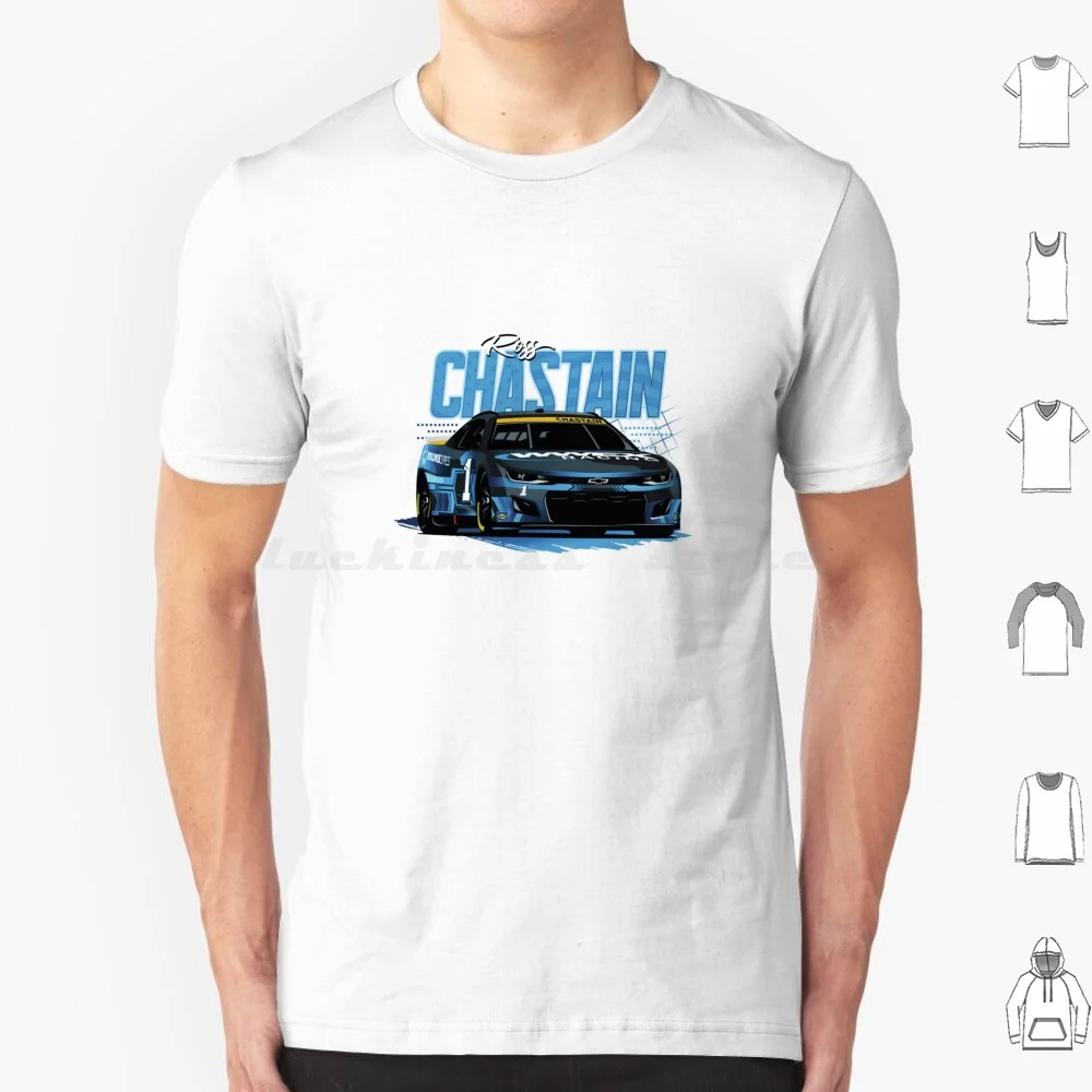 Ross Chastain Niece Motorsports 7 T Shirt Big Size 100% Cotton Ross Chastain Race Stock Car Racing Niece Motorsports