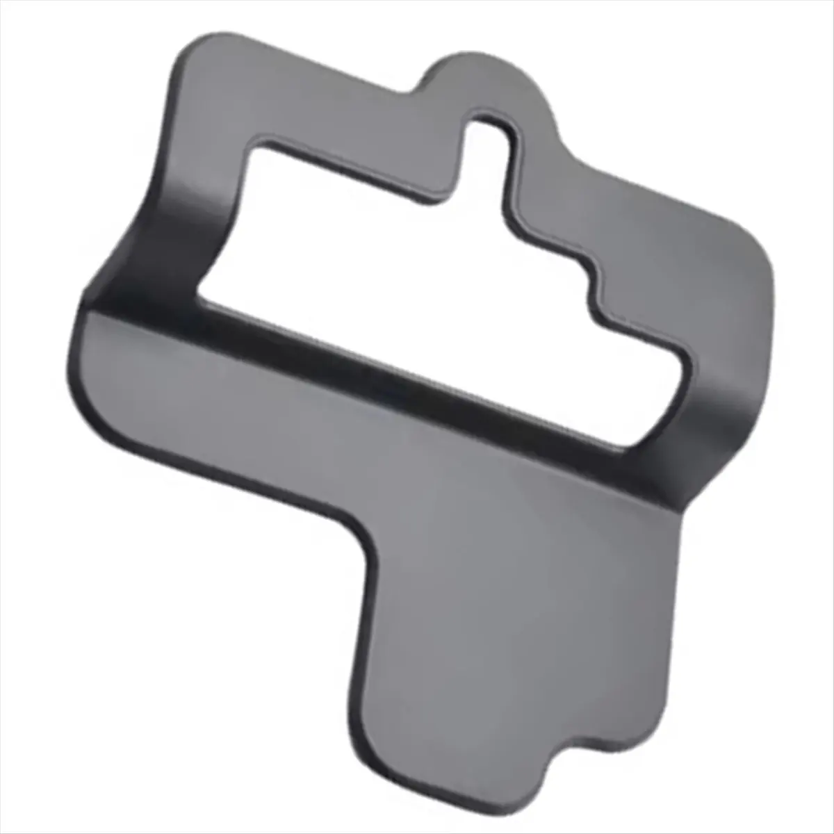#81D  Lock Cover,Car Engine Lock Buckle Cover Trim Engine Compartment Lock Cover (Black)