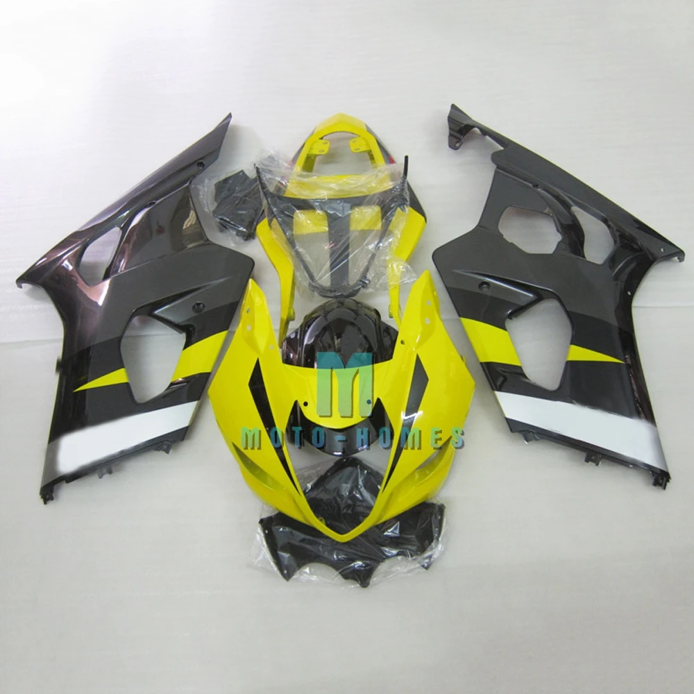 ABS Fairing Kits for GSXR1000 2003 2004 GSXR 1000 K3 03 04 100% Fit Motorcycle Rebuild Yellow Black