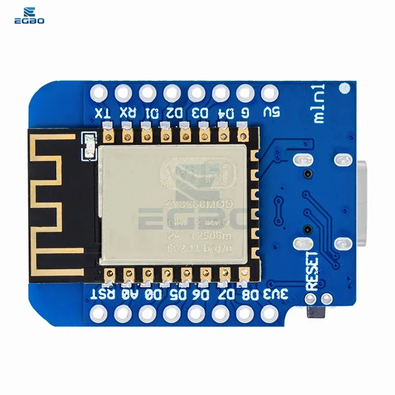 for WeMos D1 Mini ESP8266 ESP-12F WiFi Development Board with CH340/FT232RL, Micro USB, 3.3V/11 Digital Pins for Arduino