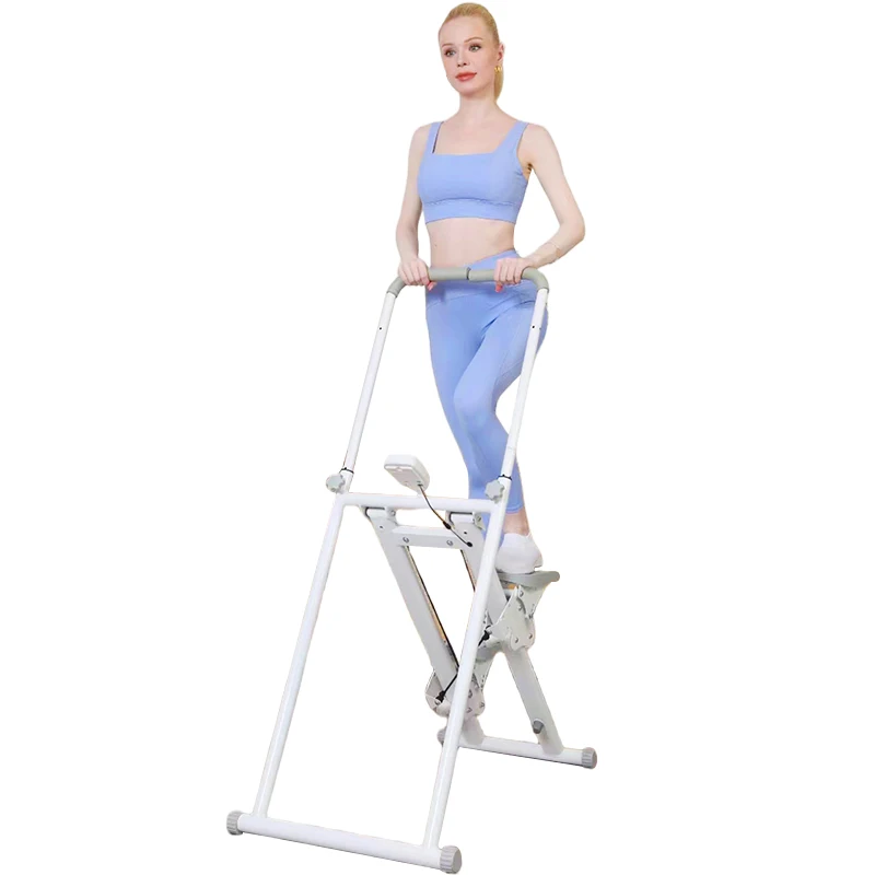 New Wholesale Home Gym Steel Construction Collapsible Manual Three-Speed Vertical Climber Machine Stair Climber