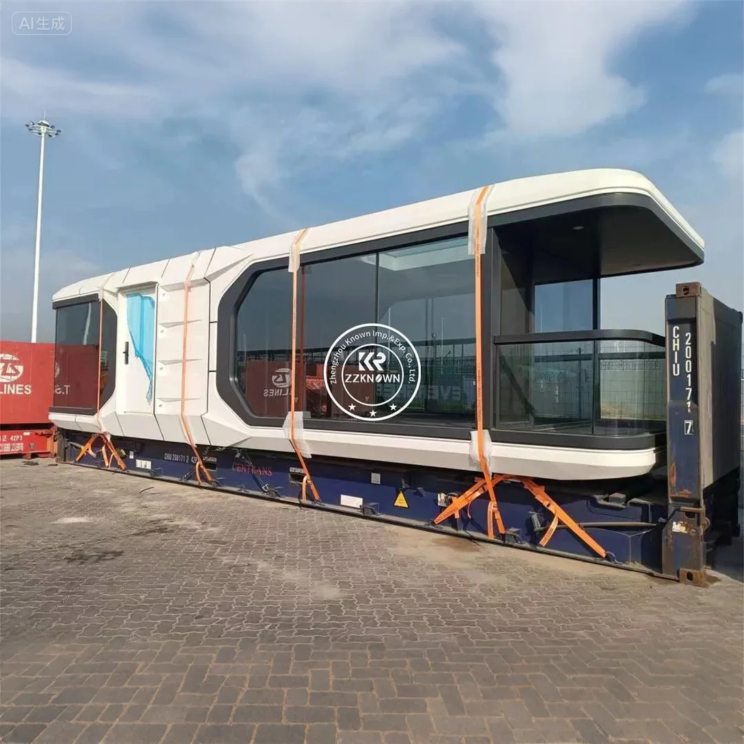 

Extendable Prefab House Space Capsule Bed Cabin Hotel Container Home Sleep Pod Outdoor Mobile Tiny House Luxury Capsule House