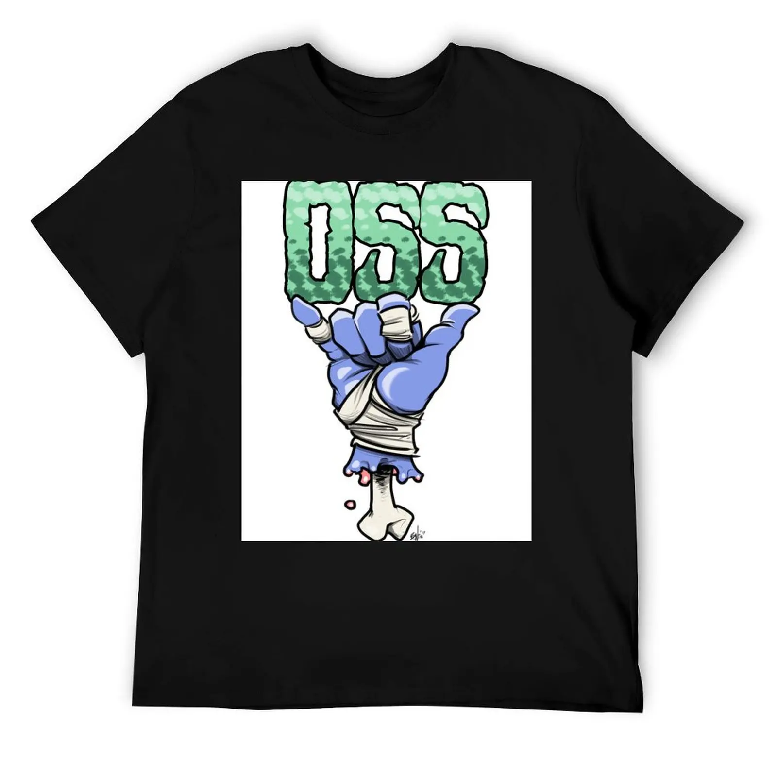 

OSS blue T-Shirt essential t shirt t shirts for man cotton graphic t shirts for man T-Shirt