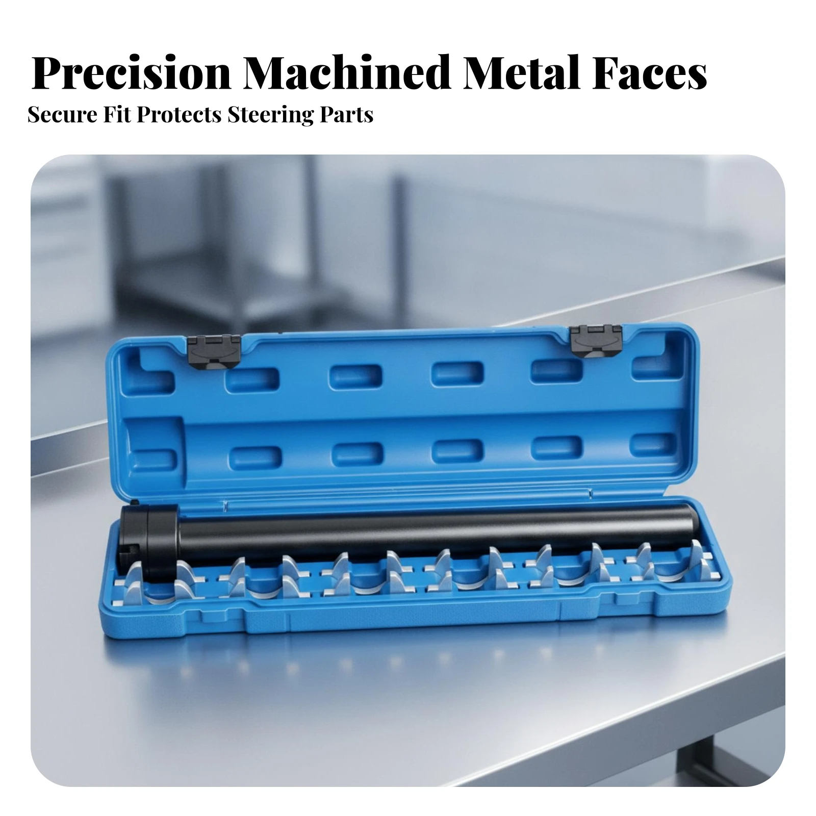 13 Pieces Tie Rod Socket Wrench Set Long-Handle Steering Tie Rod Tool Set Strong Grip Convenient for Mechanics