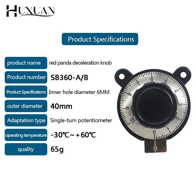 RV24YN Series Button Linear Digital Knob SB360 RV30YN Potentiometer Switch Knob Hole Diameter 6mm