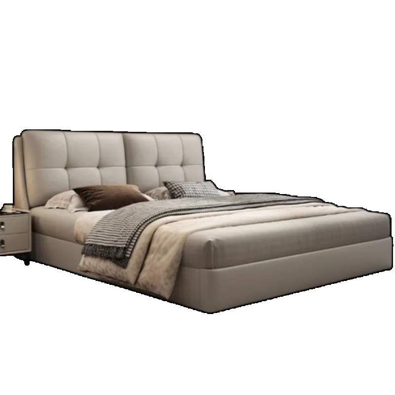 

Double Modern Frame Bed Headboard Luxury Sleeping Camas De Dormitorio Home Accessories