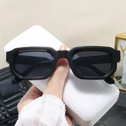 Luxurious Rectangle Sunglasses Women Oval Vintage Brand Designer Square Sun Glasses UV400 Men Shades Female Eyewear Anti-glare