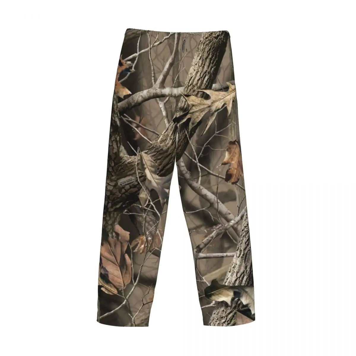 Custom Print Echte Boom Camouflage Pyjama Broek Mannen Gothic Hiphop Slaap Nachtkleding Broekjes Met Zakken