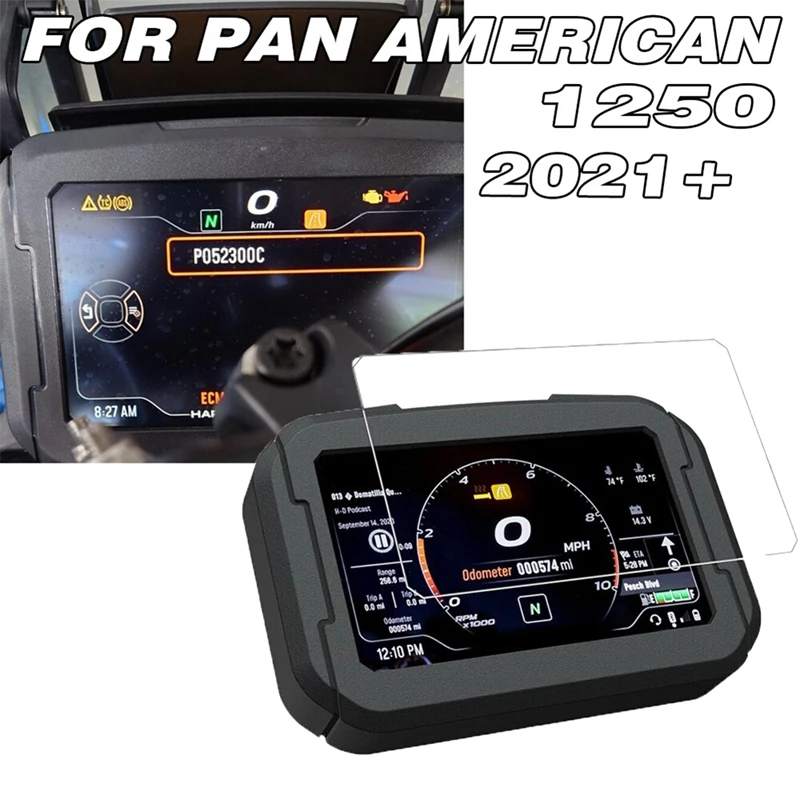 For PAN AMERICA 1250 S PA1250 S 2021 Motorcycle Instrument Screen Film Scratch Protection Film Screen Protector