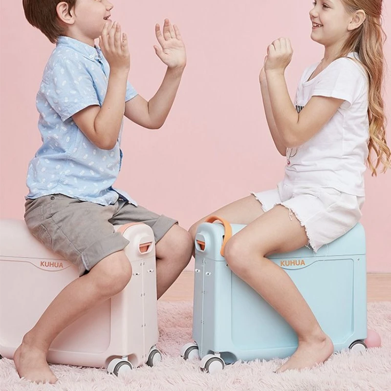 Koper Tidur Anak Koper Naik Perjalanan untuk Anak-anak Koper Bagasi Anak Peningkatan Multifungsi Koper Kreatif Anak