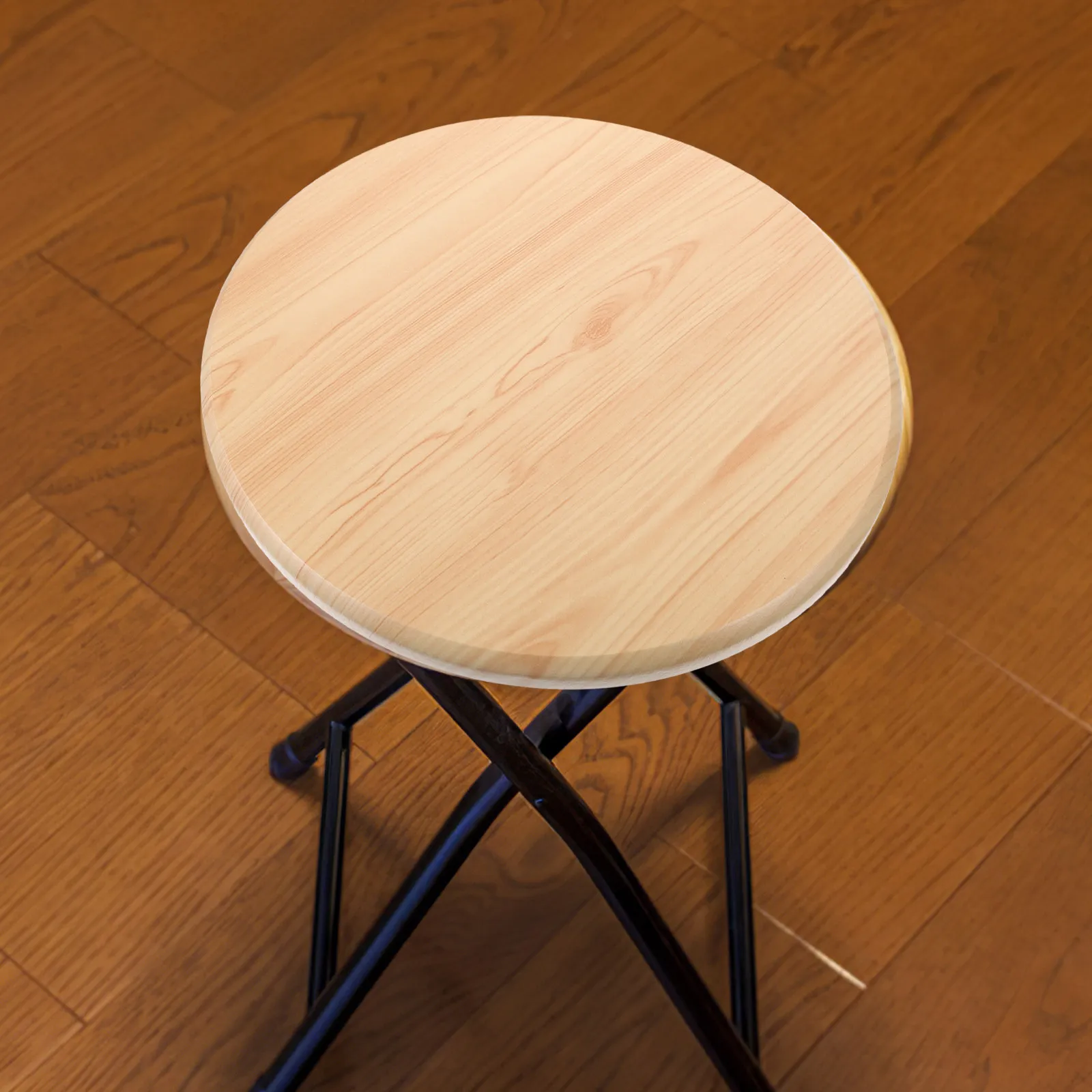 Solid Wood Round Stool Seat Replacement for Dining Bar Chairs – Natural Wooden Seat Cover